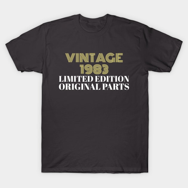 Vintage 1983 Limited Edition Original Parts T-Shirt by Green Zen Culture